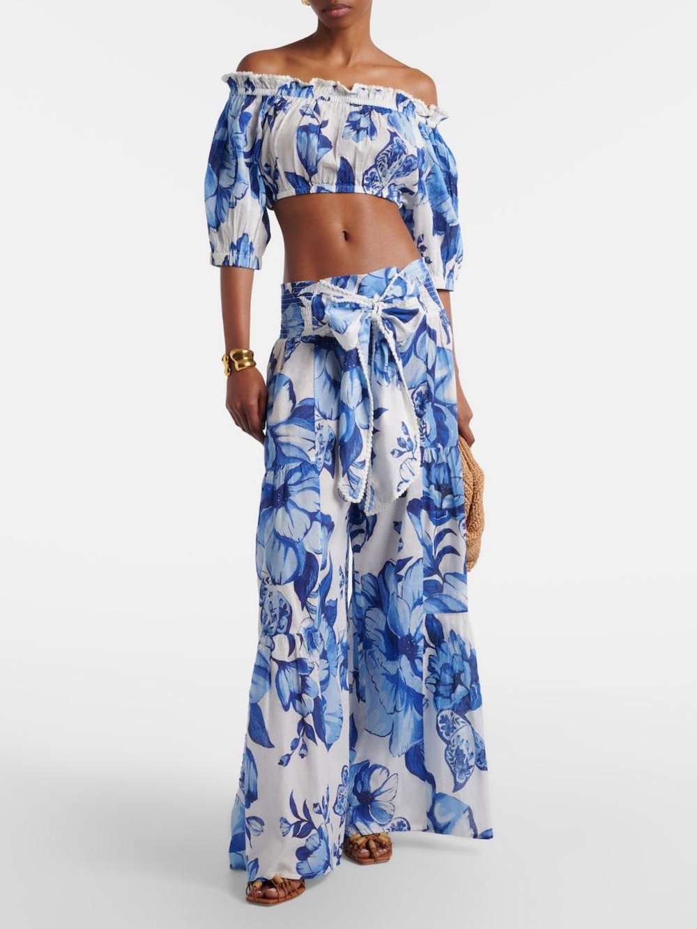 NWT PORCELAIN CHITA PANT BY FARM RIO